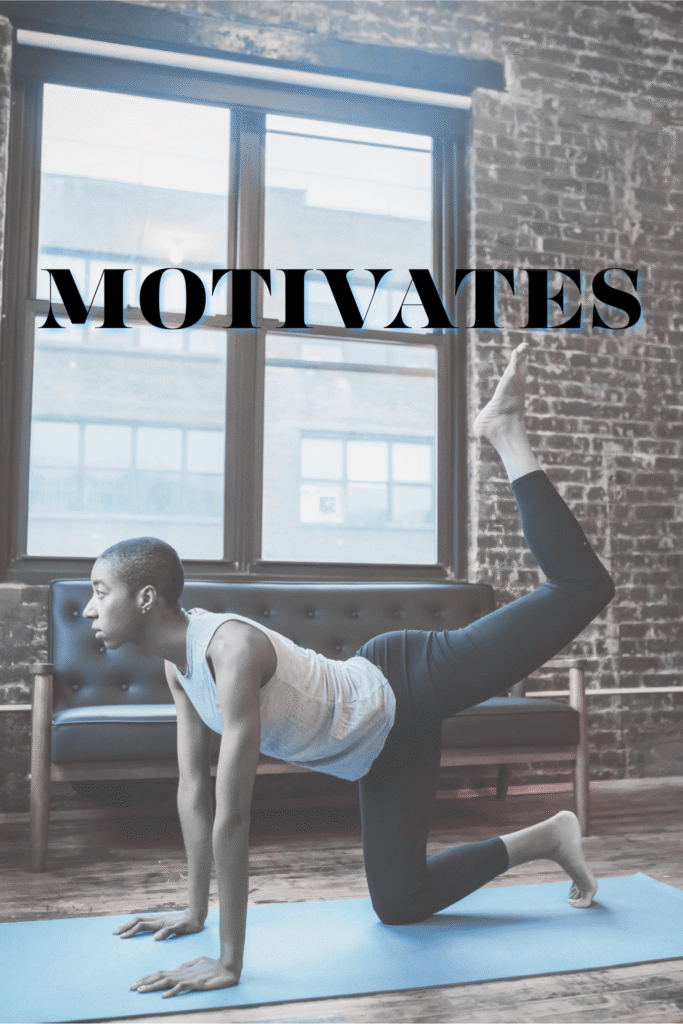 person in a four point kneel doing a donkey kick